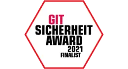 Logo des GIT Sicherheit Awards 2021 für Finalisten.