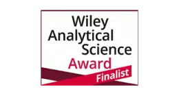 Logo des Wiley Analytical Science Awards mit dem Text "Finalist".